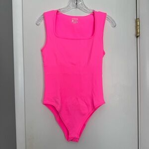 OQQ Vibrant Pink  bodysuit